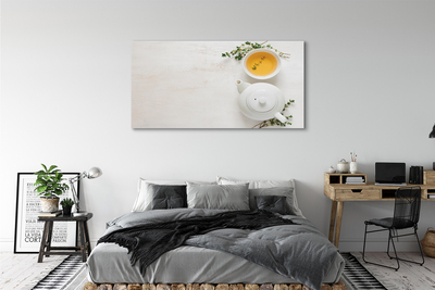 Obraz canvas hrniec čaju