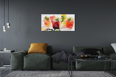 Obraz canvas Koktaily s citrusy