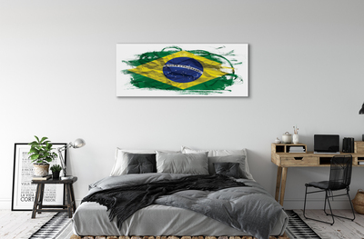 Obraz canvas vlajka Brazílie