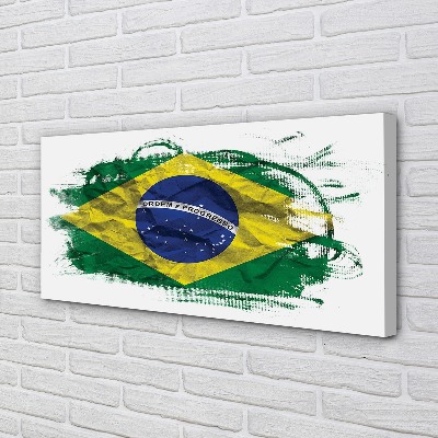 Obraz canvas vlajka Brazílie
