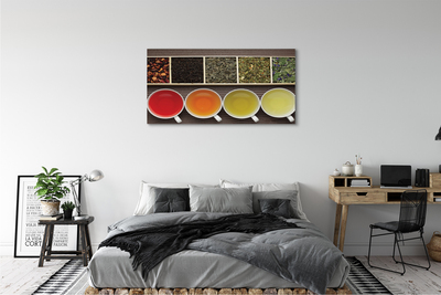 Obraz canvas čaju byliny