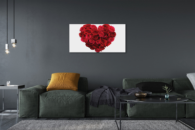 Obraz canvas Srdce z ruží