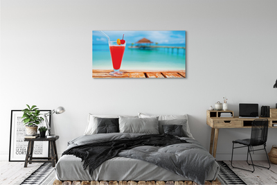 Obraz canvas Koktejl pri mori