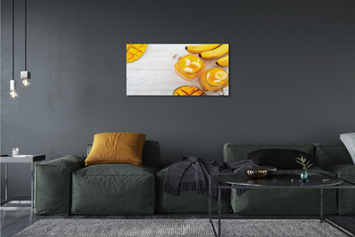 Obraz canvas Mango banán smoothie