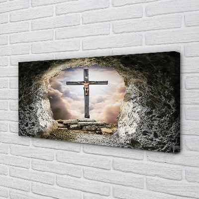 Obraz na plátne Cave ľahký cross Jesus