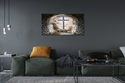 Obraz na plátne Cave ľahký cross Jesus