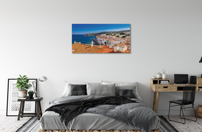 Obraz na plátne Španielsko Mesto hory mora