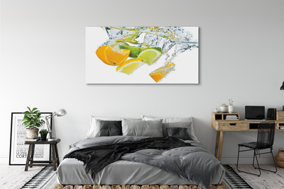 Obraz canvas voda citrus