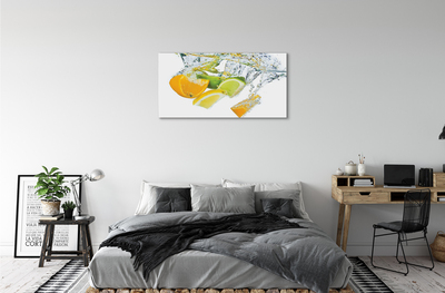 Obraz canvas voda citrus