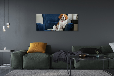 Obraz na plátne sediaci pes