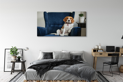 Obraz na plátne sediaci pes