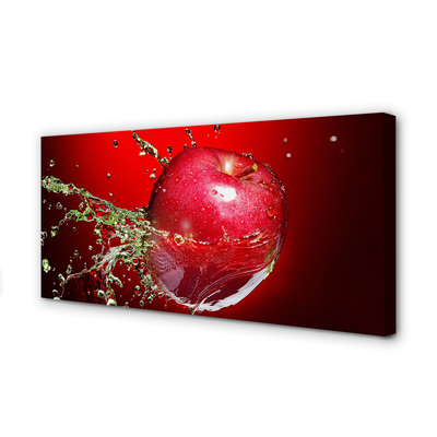 Obraz canvas jablko kvapky