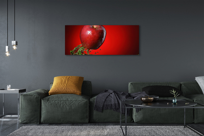 Obraz canvas jablko vo vode