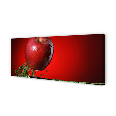 Obraz canvas jablko vo vode