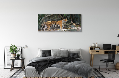 Obraz na plátne tiger džungle