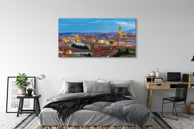 Obraz na plátne Taliansko Sunset panorama