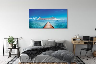 Obraz canvas Loď mora neba leto