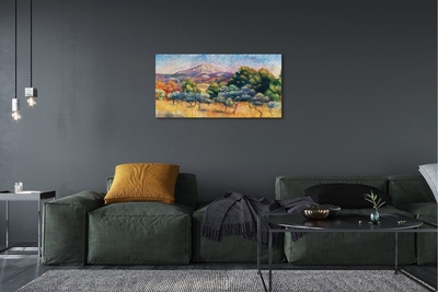 Obraz canvas Mount Saint Victoria - Pierre Auguste Renoir