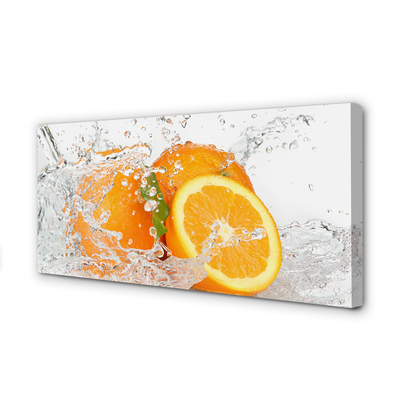 Obraz canvas Pomaranče vo vode