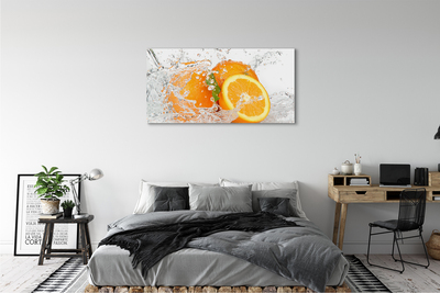Obraz canvas Pomaranče vo vode