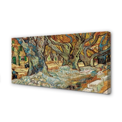 Obraz canvas The Road Menders - Vincent van Gogh