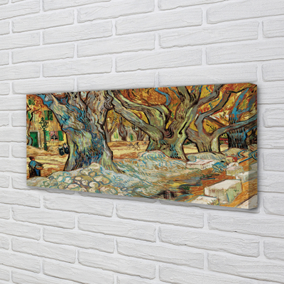 Obraz canvas The Road Menders - Vincent van Gogh