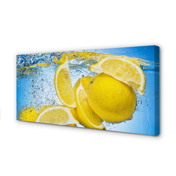 Obraz canvas Lemon vo vode