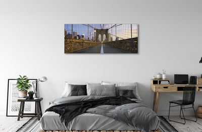 Obraz na plátne Stĺpec most slnko