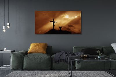 Obraz na plátne Jesus Cross Light
