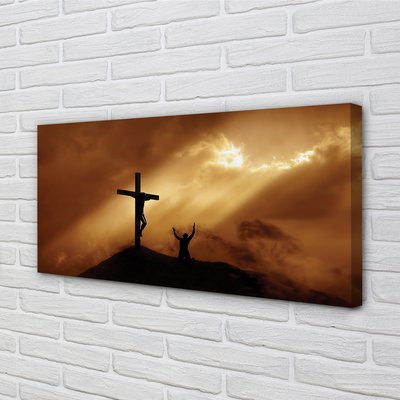 Obraz na plátne Jesus Cross Light