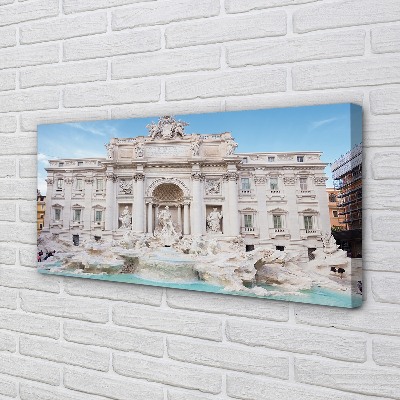 Obraz na plátne Katedrála Rome Fountain