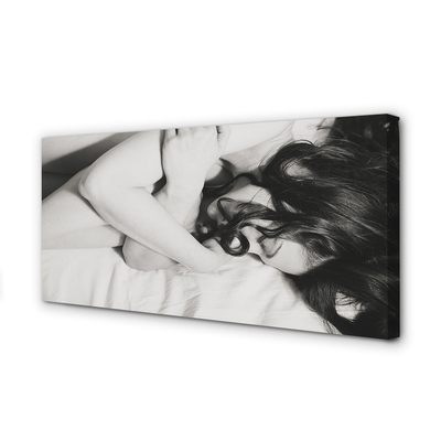 Obraz canvas spiace ženu