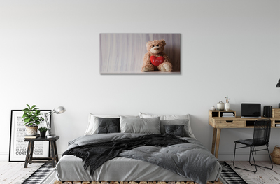 Obraz canvas srdce medvedík