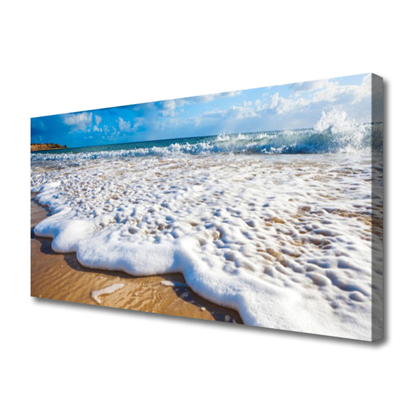 Obraz na plátne Pláž more pisek príroda