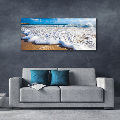 Obraz na plátne Pláž more pisek príroda