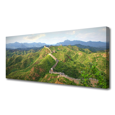 Obraz na plátne Veľká múr hora krajina