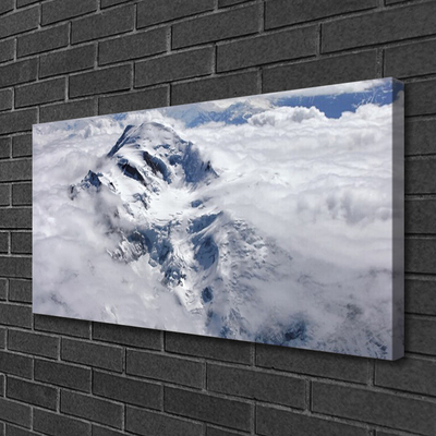 Obraz na plátne Hora hmla krajina