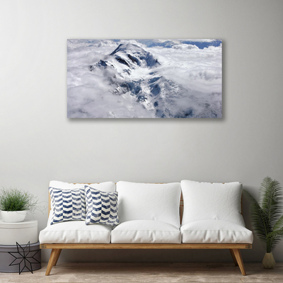 Obraz na plátne Hora hmla krajina