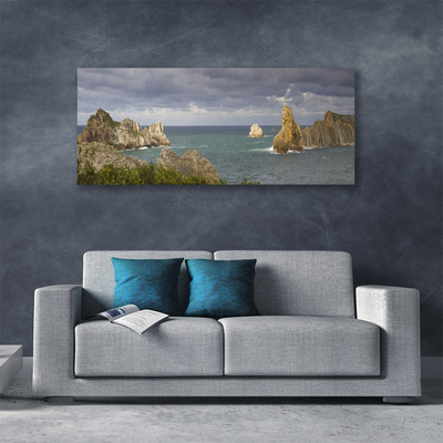 Obraz na plátne More skaly krajina