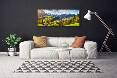 Obraz na plátne Sklenená alpy príroda
