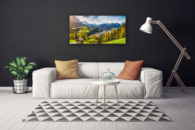 Obraz na plátne Sklenená alpy príroda
