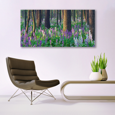 Obraz na plátne Les kvety príroda