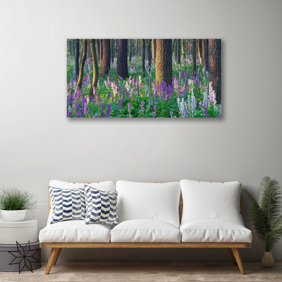 Obraz na plátne Les kvety príroda