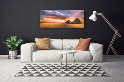 Obraz na plátne Púšť pyramídy