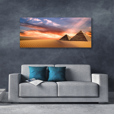 Obraz na plátne Púšť pyramídy