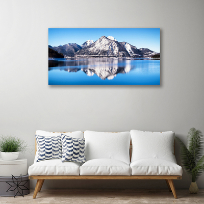 Obraz na plátne Jazero hory príroda