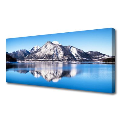 Obraz na plátne Jazero hory príroda