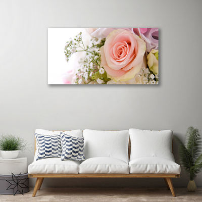 Obraz na plátne Ruže kvety rastlina