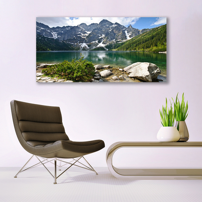 Obraz Canvas Jazero hory príroda