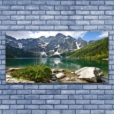 Obraz Canvas Jazero hory príroda
